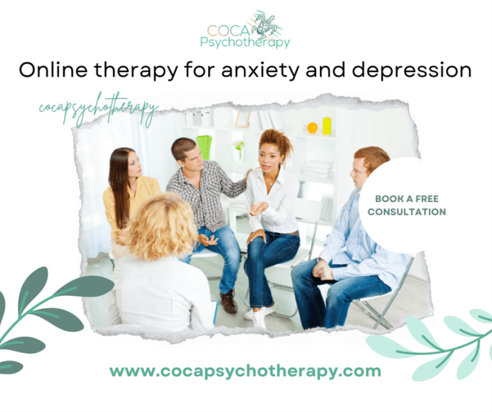 Counseling virtual sessions telehealth Virtual counseling options for depression