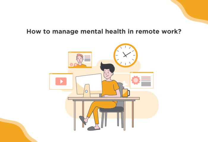 Remote work and mental health